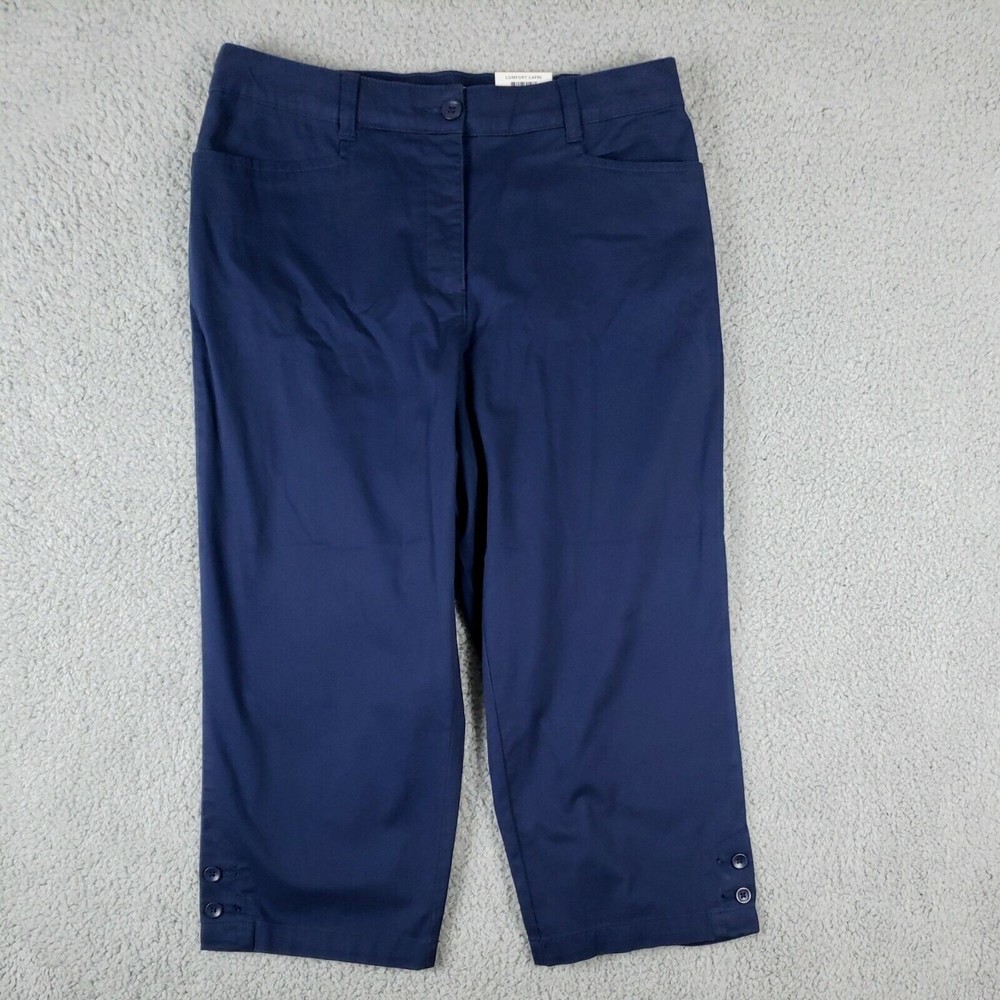 NWT Karen Scott New Womens Comfort Waist Capri Pants Size 10